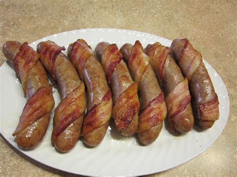 Bacon Wrapped Sausages Chloes Tray