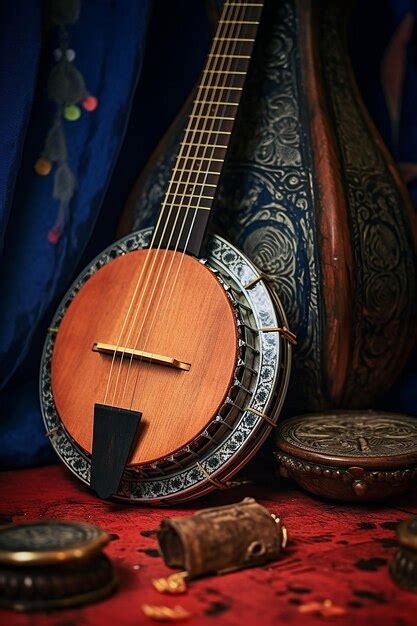Premium Photo A Closeup Of Traditional Irish Musical Instruments