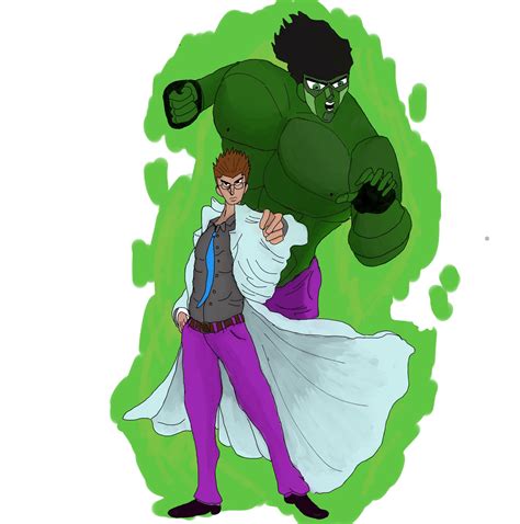 Fanart Bruce Banner And His Stand The Hulk Rstardustcrusaders