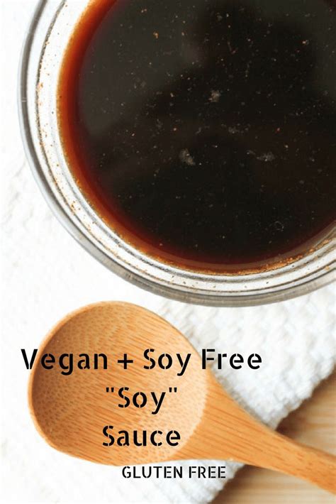 Vegan + Soy Free 'Soy' Sauce - Gluten Free | Allergy free recipes, Soy ...