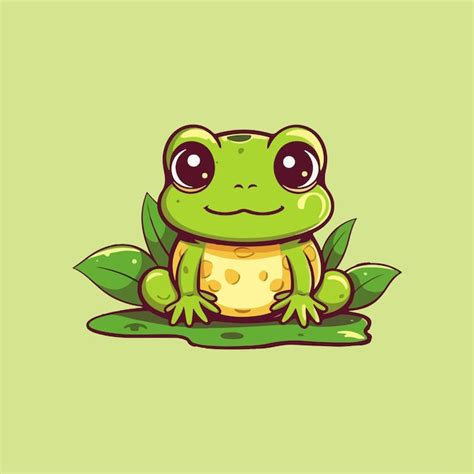 Premium Vector Cute Frog Cartoon Vector Illustration The Best