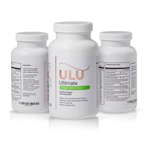 Vegan Hair Skin Nails Multivitamin - UluRx