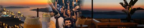 santorini bars night clubs  booking santorini view