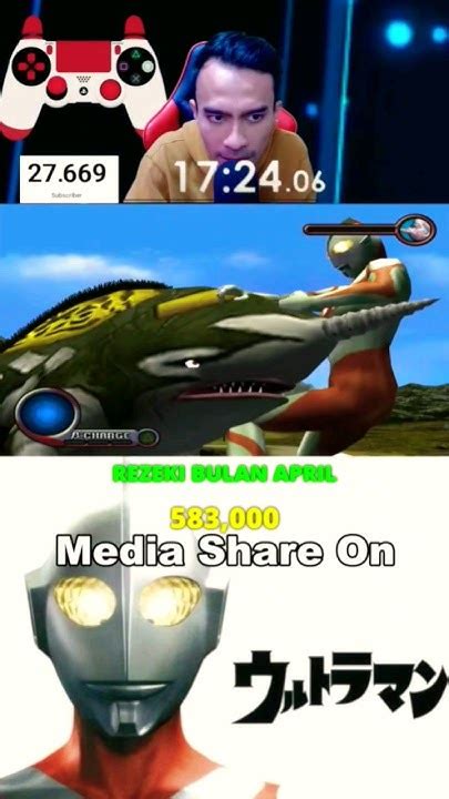 Monster Ikan Hiu Bertanduk Ultraman Gameps2 Shorts Short Fypシ Fyp