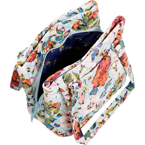 Vera Bradley Sea Air Floral Multi Compartment Shoulder Bag Shoulder Bags Clothing