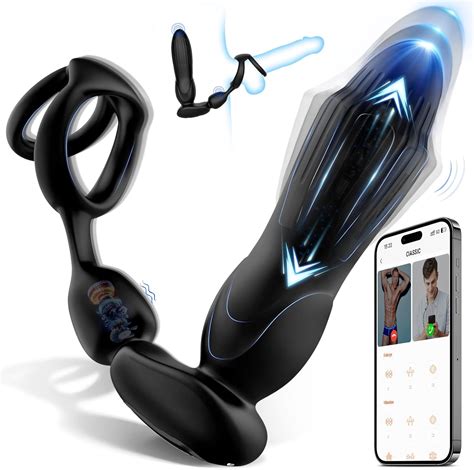 Amazon Thrusting Anal Expansion Prostate Massager Vibrating Anal Vibrator Butt Plugs