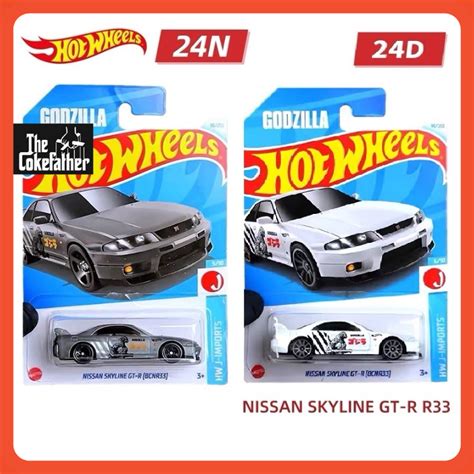 Hot Wheels Nissan Skyline Gt R Bcnr Gtr R Godzilla Dash D N Case D N