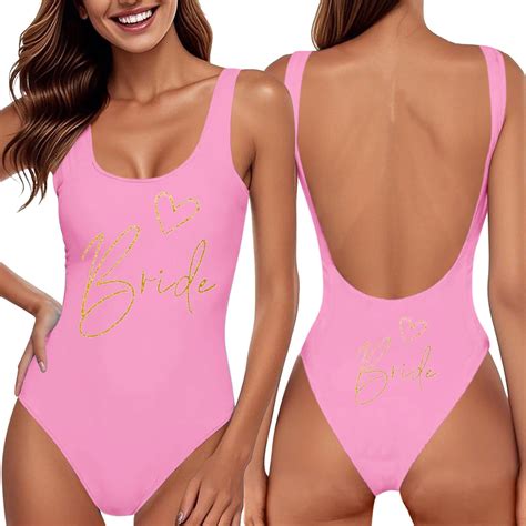 MKLEKYY Trajes De Baño Mujer Completo Women Fashion Letter Print Piece Swimsuit Sexy Bikini