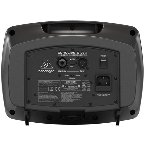 Behringer B105D - профессиональная активная акустика | Купить в ...
