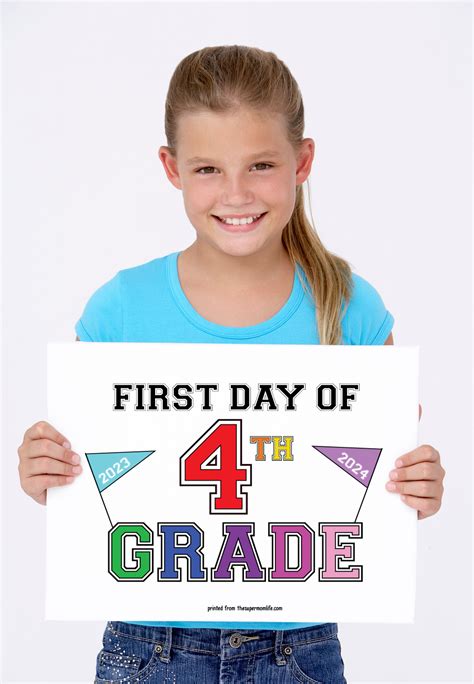first day of school sign free printable customizable 5