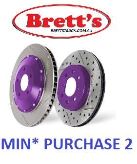 RN22002V DISC ROTOR NiBK JNBK NIBK FRONT FOR TOYOTA Land Cruiser 200 F ...
