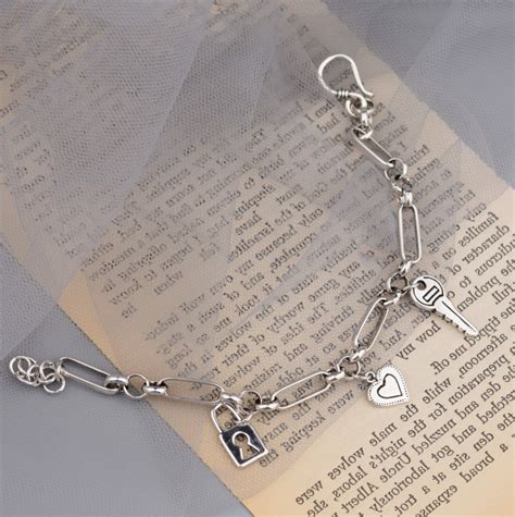 Браслет с ключиком и замочком | Foximart