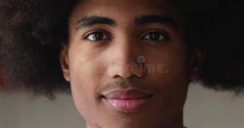 Handsome African Guy With Naked Torso Take Selfie Photo Of Himself Smiling Stock Footage