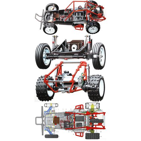 Tamiya 田宮 1 10 Wild One Off Roader 2WD Buggy Car Kit EP 58525 60A