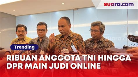 Menkominfo Budi Arie Ribuan Anggota Tni Hingga Dpr Main Judi Online