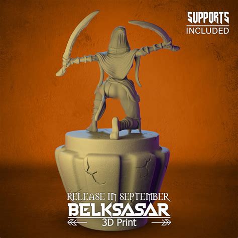 Battle Rogue Girl Nude 3D Model 3D Printable CGTrader