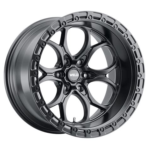 20x10 Weld Off Road Ledge Six Black Black 6x1397 6x55 Et 18 Wheel