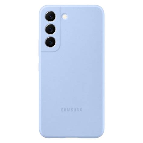 Samsung Silicone Cover Funda De Silicona Azul Ártico Para Galaxy S22