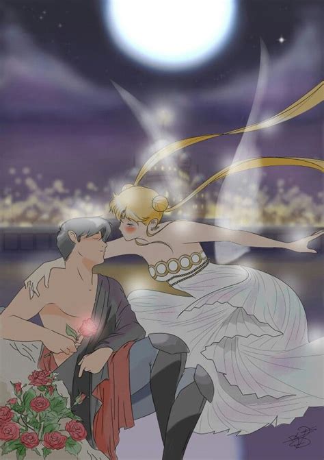 Princess Serenity And Prince Endimion Adaptation Of Portrait Of