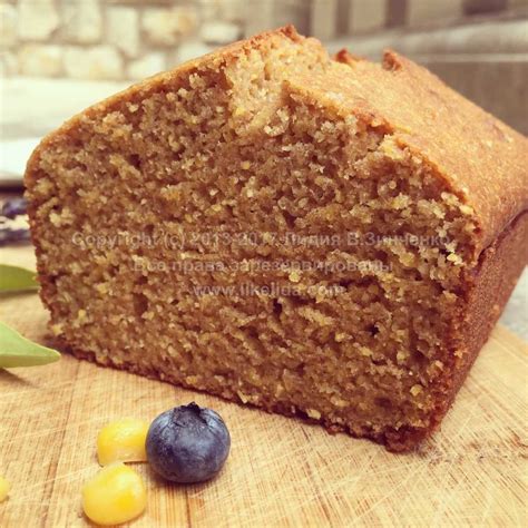 LikeLida | Веганский цельнозерновой кукурузный хлеб