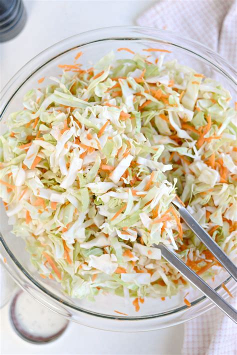 Classic Coleslaw Recipe With Homemade Dressing Simply Scratch