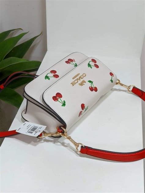 Coach Brynn Shoulder Bag In Cherry Print Women S Fashion Bags