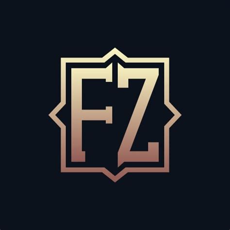 letter fz logo vector images