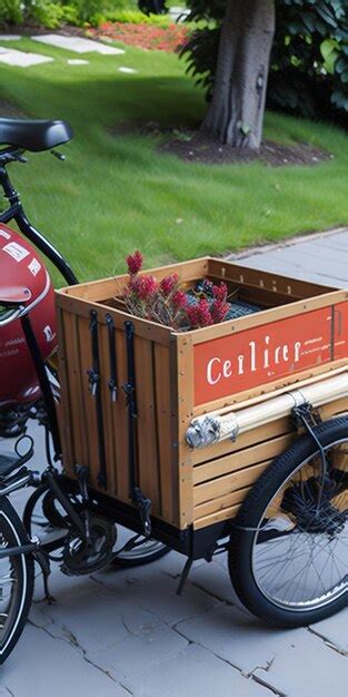 Premium Ai Image Cargo Bike