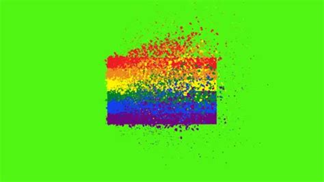 Animation Of Gay Flag Appearing On Bla Stock Video Pond