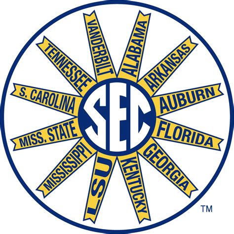 Southeastern Conference Logo Misc Logo Ncaa Conferences Ncaa Conf