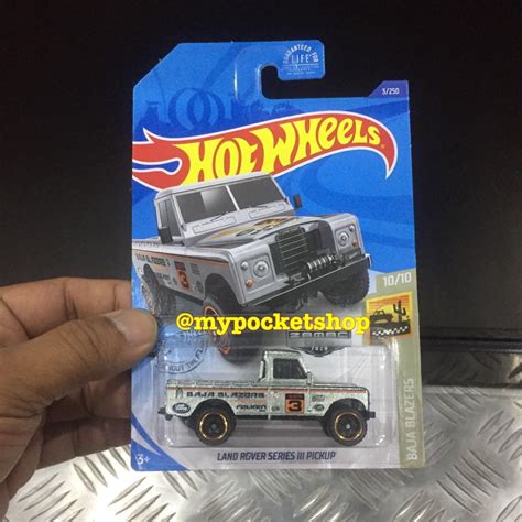 Hot Wheels Land Rover Series Pickup Zamac Hotwheels Baja Blazers Walmart Exclusive