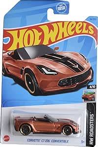 Amazon Hot Wheels Corvette C Z Convertible HW Roadsters Burnt Orange