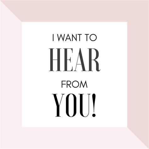 I want to hear from YOU! | MsModify