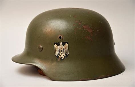 Regimentals German Wwii M Double Decal Combat Helmet