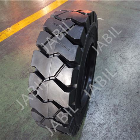 Industrial Rubber Forklift Solid Tire 5 00 8 3 0 TBR PCR OTR AG