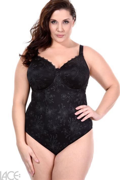Ulla Viola Body E G Cup BLACK Lace Lingerie Nl