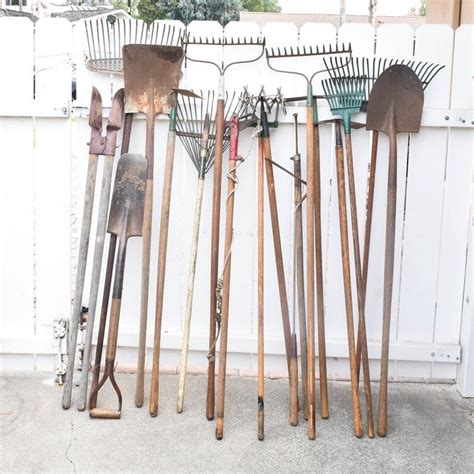 Rakes Shovels And Gardening Tools Landscaping Tools Shovel Rakes