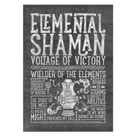 Elemental Shaman Class Spec T Shirt Realm One