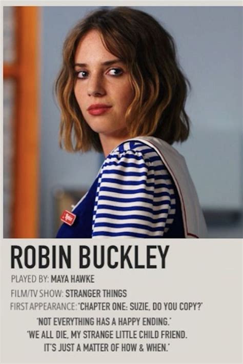 Robin Buckley Polaroid Poster In