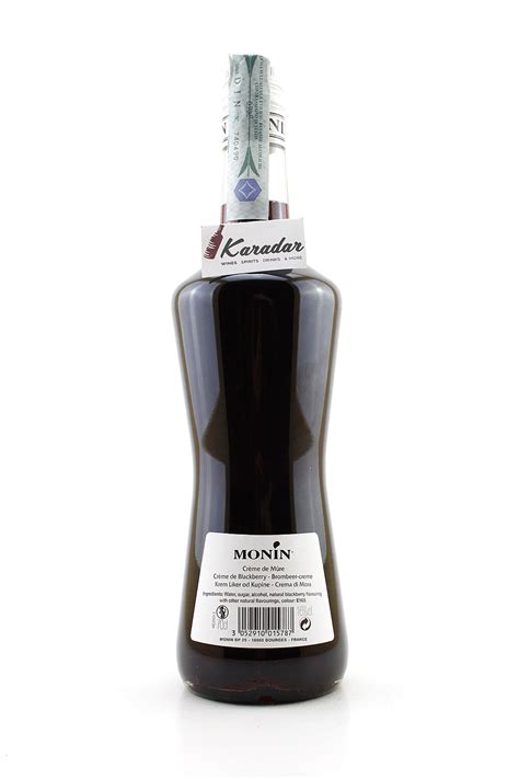 Crème de MÛRE Blackberry liqueur 16 Monin Liquors Karadarshop