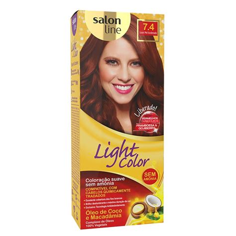 Tonalizante Cor De Mel - Tonalizante light color salon line louro mel acobreado cor 7.4 em ...