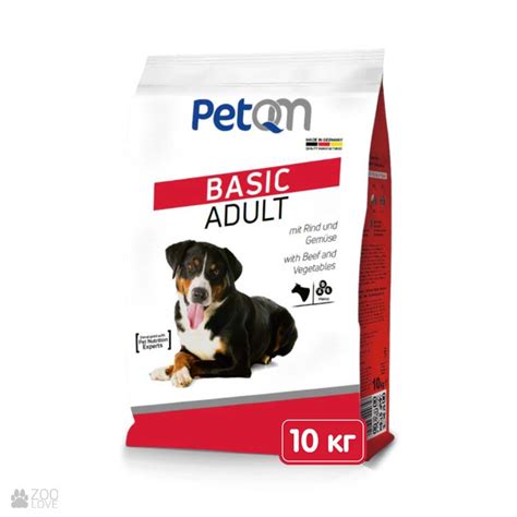 Купить корм PetQM Dogs Basic Adult Beef для собак - Интернет-зоомагазин ...