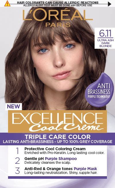 LOréal Paris hajfesték EXCELLENCE Cool Cremes 6 11 Ultra Ash Dark Blonde PinkPanda hu