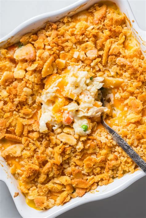 Easy Turkey Rice Casserole With Crispy Buttery Topping