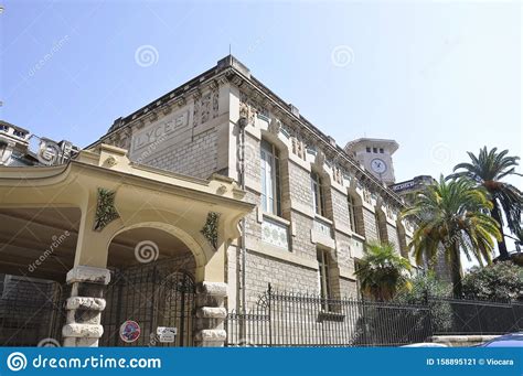 Nice Th September Historic Building On Downtown In Nice France Stock