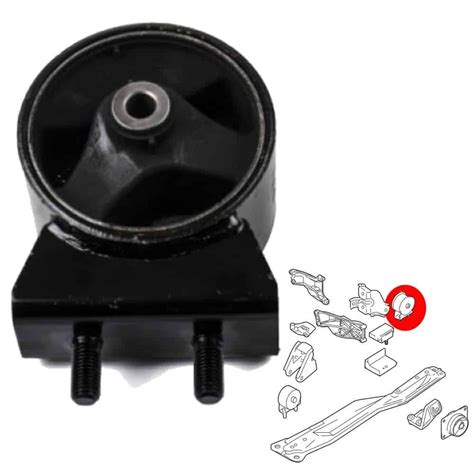 Support moteur arrière pour Suzuki SX4 SILENTBLOCKS