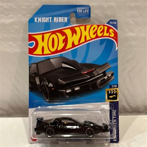 Hot Wheels Holiday Hot Wheels Knight Rider Kitt Super Pursuit Mode 7 Hw Screen Time 133250