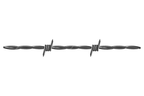 Free Psd Barbed Wire Isolated
