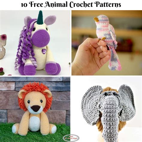 animal crochet patterns  velma wright blog