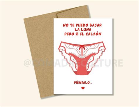 2 Options No Te Puedo Bajar La Luna Pero Si El Calzon Etsy